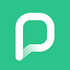 PressReader App- green square with stylized p in middle