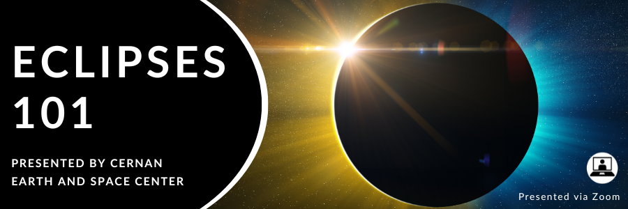Immagine dell'eclissi solare su sfondo nero